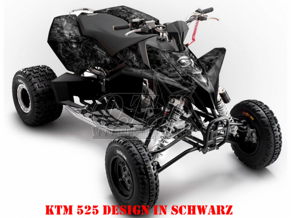 Nitro Black, Fire Color = Design color for KTM Quad SX/XC 450/505/525